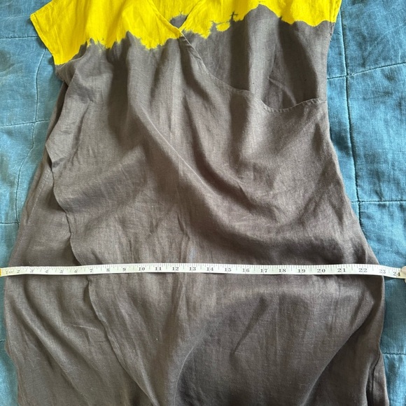Soft Surroundings Linen Tie Dye Sleeveless Dress Size M - Picture 8 of 10